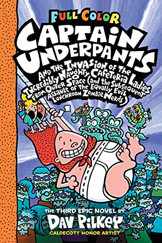 Captain Underpants and the Invasion of the Incredibly Naughty Cafeteria Ladies from Outer Space by Dav Pilkey is one of the best books for tweens. Check out all the Captain Underpants books in order in this epic book list from We Read Tween Books.