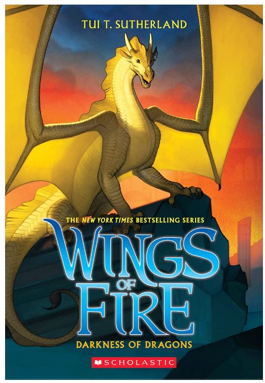 Darkness of Dragons is part of the Wings of Fire series. Check out the epic list of all the Wings of Fire books in order on We Read Tween Books.
