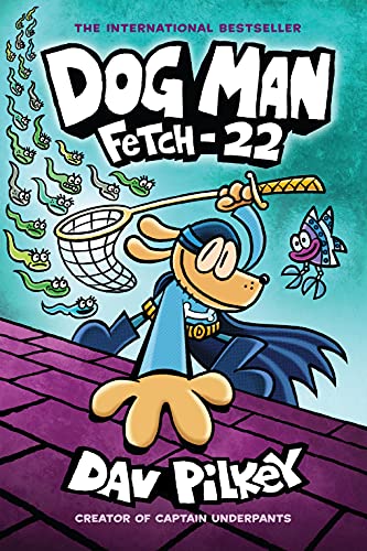 Dog Man Fetch-22 by Dav Pilkey is one of the best graphic novels for tweens. Check out the entire list of Dog Man books in order on We Read Tween Books.