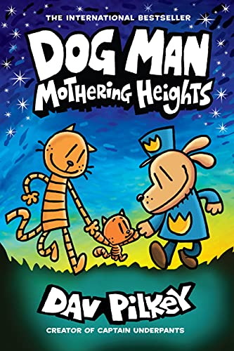 Dog Man Mothering Heights by Dav Pilkey is one of the best graphic novels for tweens. Check out the entire list of Dog Man books in order on We Read Tween Books.