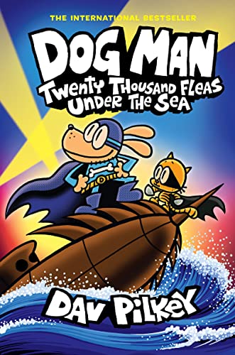 Dog Man Twenty Leagues Under the Sea is one of the most anticipated, new graphic novels for tweens and kids releasing in 2023. Check out the entire book list of new graphic novels releasing in 2023 on book blog, We Read Tween Books.