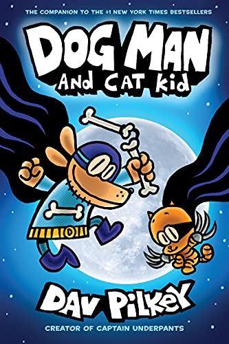 Dog Man and Cat Kid by Dav Pilkey is one of the best graphic novels for tweens. Check out the entire list of Dog Man books in order on We Read Tween Books.