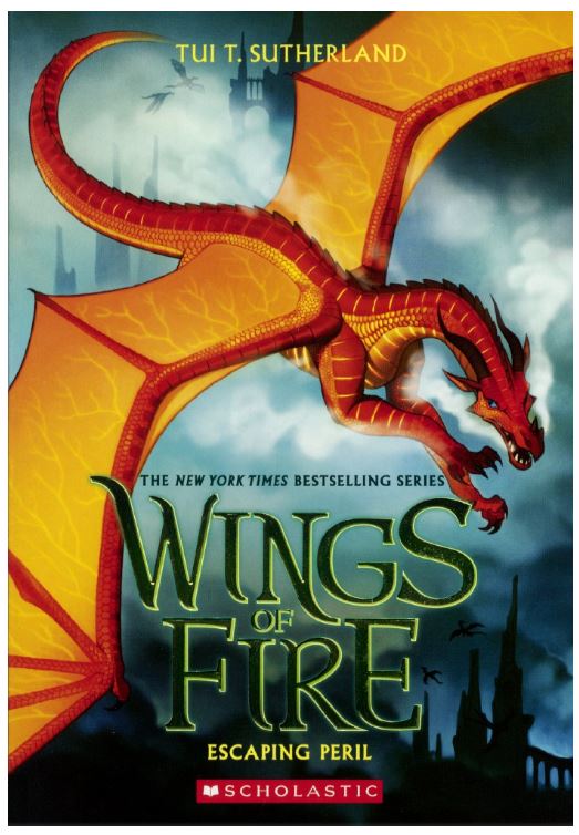 Escaping Peril is part of the Wings of Fire series. Check out the epic list of all the Wings of Fire books in order on We Read Tween Books.