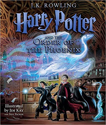 Harry Potter and the Order of the Phoenix Illustrated edition by J.K. Rowling is part of the best series for tween readers. Check out the ultimate guide of all the Harry Potter illustrated books in order from bloggers, We Read Tween Books.
