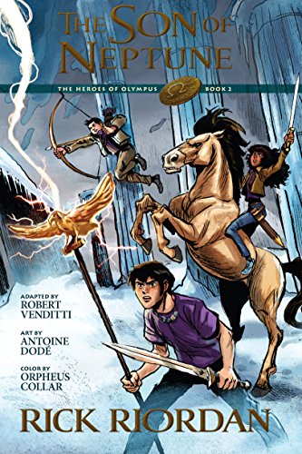 The Son of Neptune graphic novel by Rick Riordan is a comic book in the Percy Jackson series. Discover all the Percy Jackson graphic novels in order on this epic book list on We Read Tween Books.