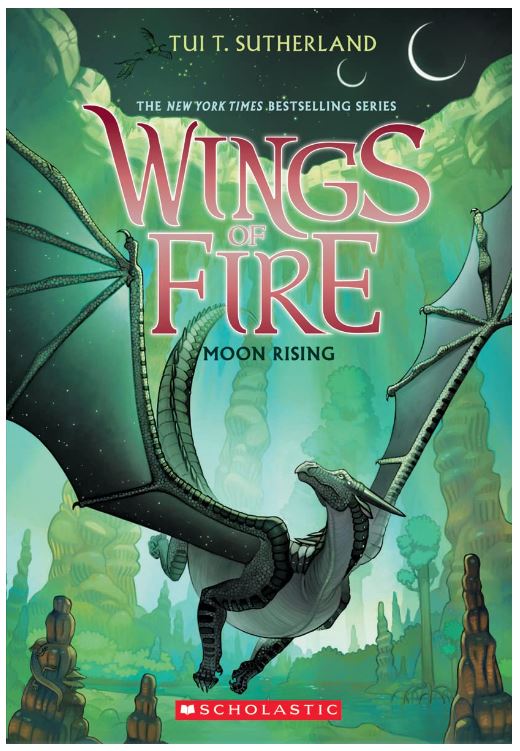 Moon Rising is part of the Wings of Fire series. Check out the epic list of all the Wings of Fire books in order on We Read Tween Books.
