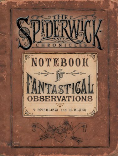 Notebook for Fantastical Observations is part of the Spiderwick Chronicles series. Check out the epic book list of all the Spiderwick Chronicles books in order on We Read Tween Books.