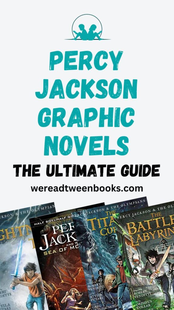 Check out the ultimate guide to all the Percy Jackson graphic novels in this book list from We Read Tween Books.