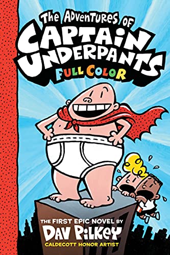 The Adventures of Captain Underpants by Dav Pilkey is one of the best books for tweens. Check out all the Captain Underpants books in order in this epic book list from We Read Tween Books.