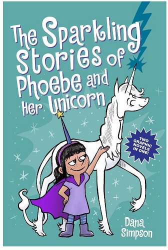 The Sparkling Stories of Phoebe and Her Unicorn is part of the Phoebe and Her Unicorn series by Dana Simpson. Check out the epic book list of all the Phoebe and Her Unicorn books in order on We Read Tween Books.