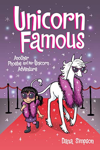 Unicorn Famous is part of the Phoebe and Her Unicorn series by Dana Simpson. Check out the epic book list of all the Phoebe and Her Unicorn books in order on We Read Tween Books.