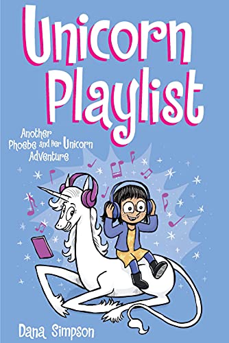 Unicorn Playlist is part of the Phoebe and Her Unicorn series by Dana Simpson. Check out the epic book list of all the Phoebe and Her Unicorn books in order on We Read Tween Books.