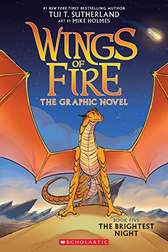 The Brightest Night: The Graphic Novel is part of the Wings of Fire series. Check out the epic list of all the Wings of Fire graphic novels in order on We Read Tween Books.