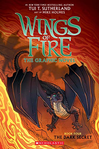 The Dark Secret: The Graphic Novel is part of the Wings of Fire series. Check out the epic list of all the Wings of Fire graphic novels in order on We Read Tween Books.