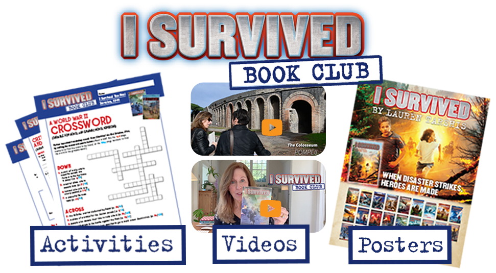 Check out the book list of I Surivived graphic novels and then join the I Survived Book Club!