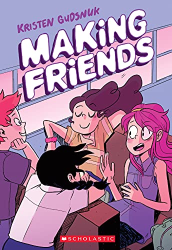Making Friends is book one in the Making Friends book series. Check out the entire list of graphic novels in the Making Friends series on the book blog, We Read Tween Books.
