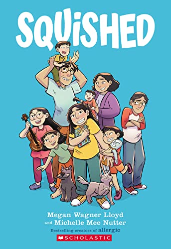 Squished is one of the most anticipated, new graphic novels for tweens and kids releasing in 2023. Check out the entire book list of new graphic novels releasing in 2023 on book blog, We Read Tween Books.