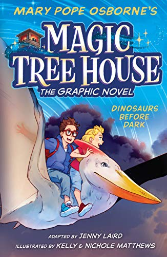 Dinosaurs Before Dark is book one in the Magic Tree House graphic novel series. Discover more Magic Tree House graphic novels in the ultimate guide from book bloggers, We Read Tween Books.