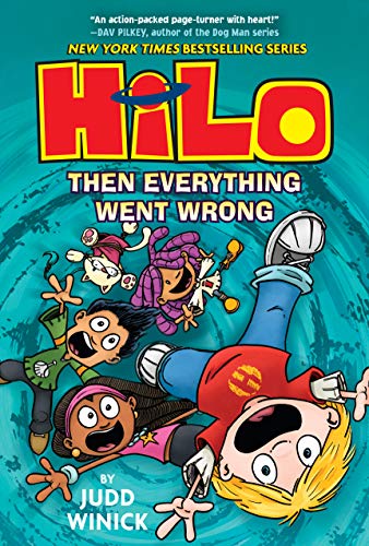 Then Everything Went Wrong is Hilo book five in the graphic novel series. Check out the entire book list of Hilo books on the book blog, We Read Tween Books.
