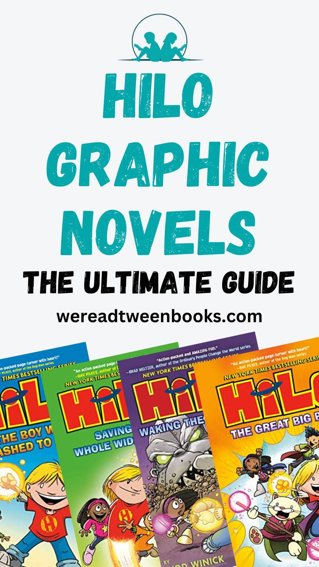 Check out this ultimate guide to all the Hilo books in order from book bloggers, We Read Tween Books.