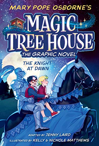 The Knight at Dawn is book two in the Magic Tree House graphic novel series. Discover more Magic Tree House graphic novels in the ultimate guide from book bloggers, We Read Tween Books.