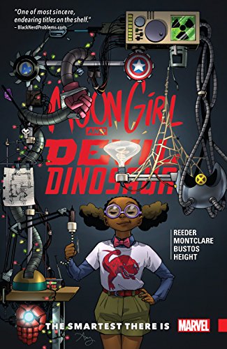 Moon Girl and Devil Dinosaur Vol.3 The Smartest There Is is a book in the Moon Girl and Devil Dinosaur series. Check out all of the Moon Girl and Devil Dinosaur books in the complete guide from book bloggers, We Read Tween Books.