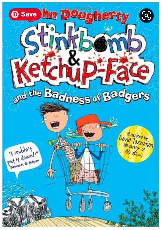 Stinkbomb and Ketchup Face and the Badness of Badgers is part of the Stinkbomb and Ketchup Face series. Check out the ultimate guide to the Stinkbomb and Ketchup Face books from book bloggers, We Read Tween Books.
