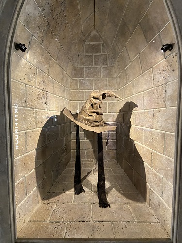 Visit the Harry Potter: The Exhibition to see the real sorting hat worn in the Harry Potter movies.