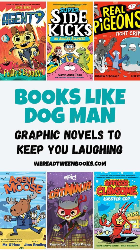 Check out this epic list of books like Dog Man from We Read Tween Books if you love graphic novels similar to the Dog Man series.