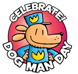 Celebrate Dog Man Day and the release of Twenty Thousand Fleas Under the Sea by Dav Pilkey.