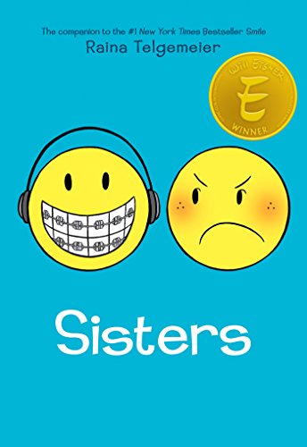 Sisters is book two in the Smile book series by Raina Telgemeier. Check out the guide to the Smile book series on We Read Tween Books.