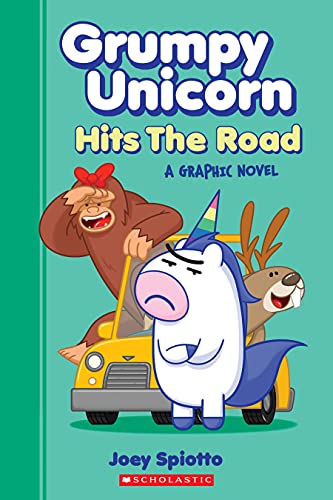 Grumpy Unicorn Hits the Road is one of the best books about unicorns. Discover all the magical books about unicorns for kids and tweens on the book blog, We Read Tween Books.