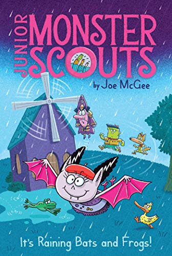 It's Raining Bats and Frogs is book three in the Junior Monster Scouts series. Discover all the  Junior Monster Scouts books in order in this complete guide from We Read Tween Books.