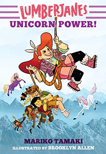 Lumberjanes Unicorn Power is one of the best books about unicorns. Discover all the magical books about unicorns for kids and tweens on the book blog, We Read Tween Books.