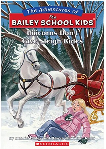 Unicorns Don't Give Sleigh Rides is one of the best books about unicorns. Discover all the magical books about unicorns for kids and tweens on the book blog, We Read Tween Books.