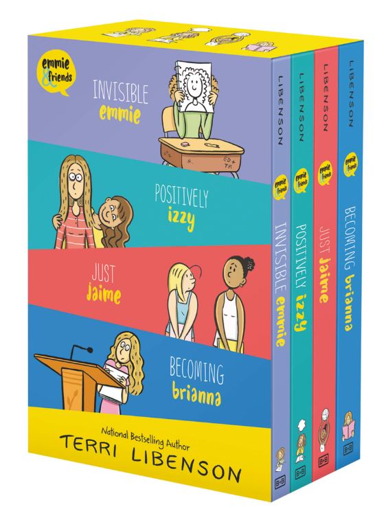 The Emmie and Friends Box Set is a must have in the Emmie and Friends series. Check out the complete guide to the Emmie and Friends series in order on We Read Tween Books.