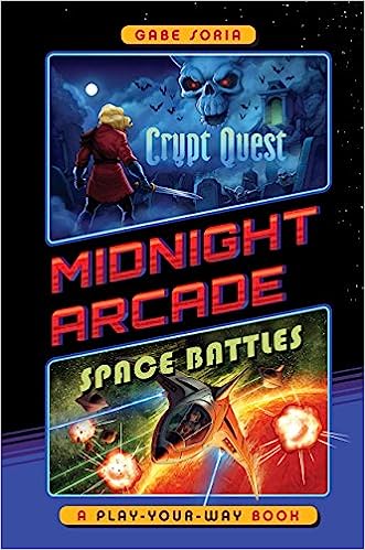 Crypt Quest/Space Battles: A Play Your Way Book is one of the best books about video games for kids and tweens. Check out the entire list of books about video games on We Read Tween Books.