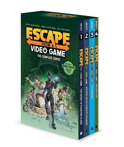 Escape From a Video Game: The Complete Series is part of the Escape from a Video Game series. Check out the entire series in order in the epic guide from We Read Tween Books.