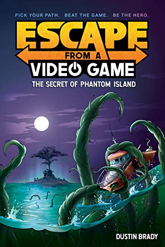 Escape From a Video Game: The Secret of Phantom Island is book one in the Escape from a Video Game series. Check out the entire series in order in the epic guide from We Read Tween Books.