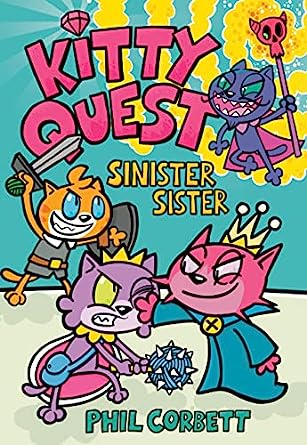 Kitty Quest: Sinister Sister is book three in the Kitty Quest series. Check out the complete guide with all the Kitty Quest books in order on We Read Tween Books.