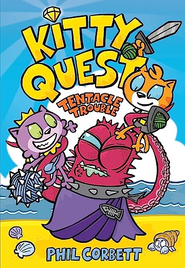 Kitty Quest: Tentacle Trouble is book two in the Kitty Quest series. Check out the complete guide with all the Kitty Quest books in order on We Read Tween Books.