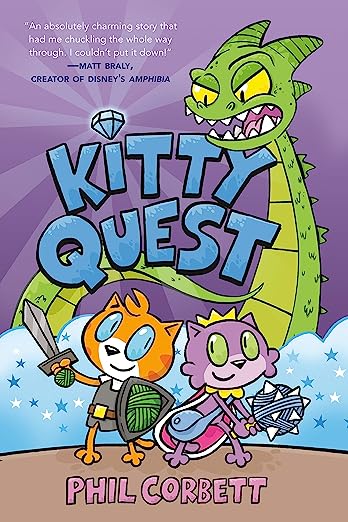 Kitty Quest is book one in the Kitty Quest series. Check out the complete guide with all the Kitty Quest books in order on We Read Tween Books.