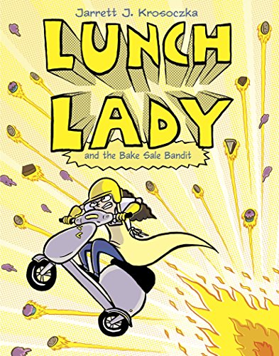 Lunch Lady and the Bake Sale Bandit is book five of the Lunch Lady books. Discover all the Lunch Lady books in order on We Read Tween Books.