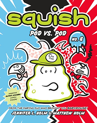 Squish Pod vs Pod is book eight in the Squish series. Check out the epic list of all the Squish books in order on We Read Tween Books.