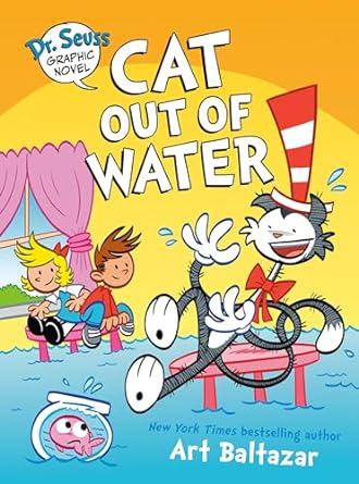 Cat out of Water is one of the new graphic novels for tweens and kids releasing in 2024. Check out the entire list on We Read Tween Books to know what graphic novels to read in 2024.