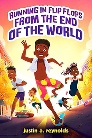 Running in Flip FLops From the End of the World is one of the new chapter books for tweens and kids releasing in 2024. Check out the entire list on We Read Tween Books to know what new chapter books to read in 2024.