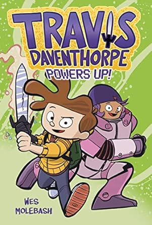 Travis Daventhorpe Powers Up is one of the new graphic novels for tweens and kids releasing in 2024. Check out the entire list on We Read Tween Books to know what graphic novels to read in 2024.