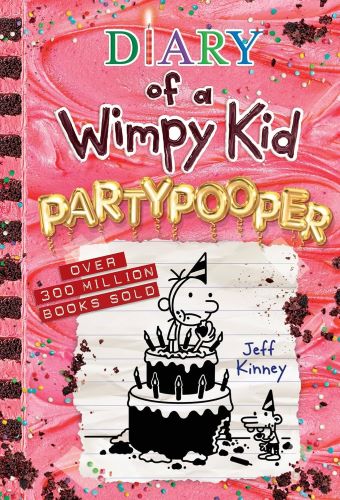 partypooper-diary-of-a-wimpy-kid Partypooper by Jeff Kinney book cover.