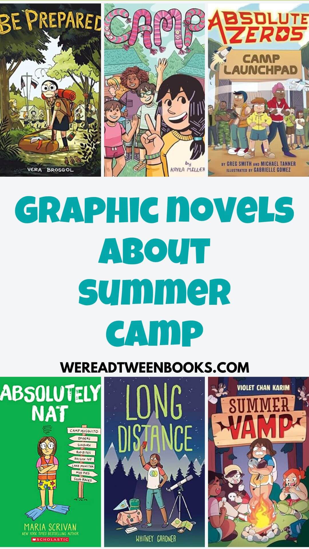 Check out these must-read graphic novels about summer camp for tween readers from We Read Tween Books to find your next great read.