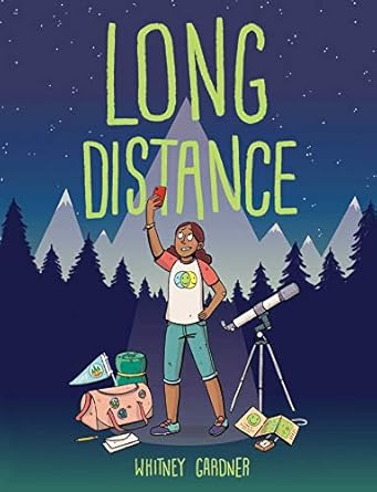 Long Distance is one of the best graphic novels about summer camp for tween readers according to We Reads Tween Books.